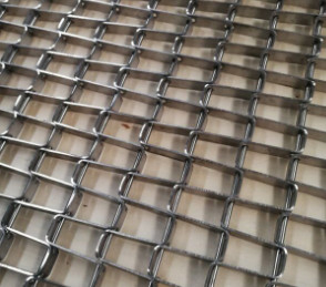 maille en métal de revêtement de mur de bande de conveyeur d'acier inoxydable de 20cm-200cm