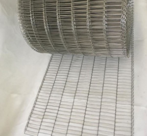 SS304 SS316 Mesh Type Conveyor Belt Wire plat pour le transport de biscuit de chocolat