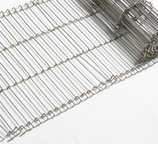 Grillage plat de bande de conveyeur de nourriture d'acier inoxydable du câble 304