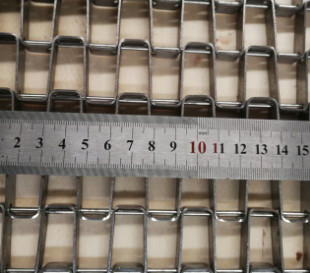 Fil plat Mesh For Bakery de ceinture de Flex Enrobe Stainless Steel Conveyor