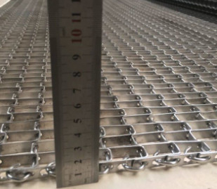 Fil plat Mesh For Bakery de ceinture de Flex Enrobe Stainless Steel Conveyor