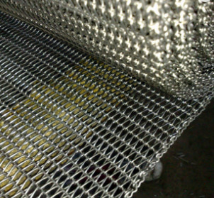 Systèmes équilibrés de bande de conveyeur de fil plat d'armure d'acier inoxydable pour l'industrie alimentaire