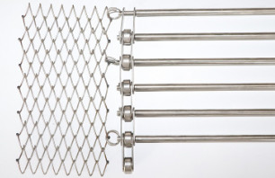 Acier inoxydable Mesh Belt Conveyor de fil d'OEM SS304