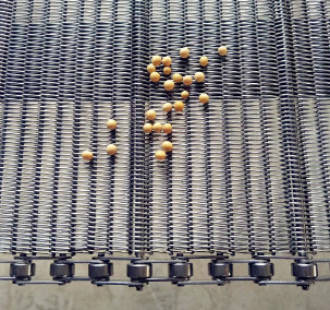 Bande de conveyeur de fil de l'acier inoxydable 304 Mesh For Dryer Furnace Conveyor