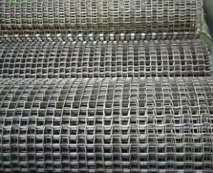 Systèmes de convoyeur fins de nourriture d'acier inoxydable Honey Comb Conveyor Steel Belt