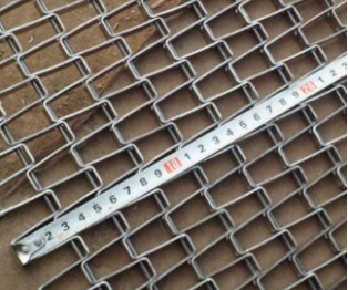 Acier inoxydable Mesh Belt Wire Conveyor DIN JIS avec le bord simple de boucle