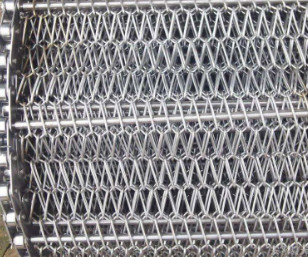Acier inoxydable Mesh Belt Wire Conveyor DIN JIS avec le bord simple de boucle