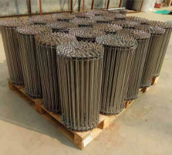 Double milliseconde équilibrée Wire Mesh de bande de conveyeur de l'acier inoxydable SS201