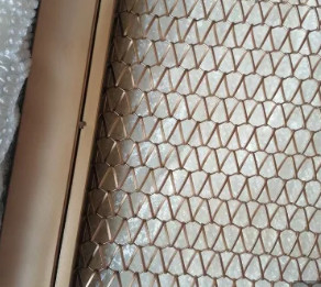 Chaîne en spirale décorative Mesh Belt Architectural Mesh Panels de fil