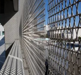 Chaîne en spirale décorative Mesh Belt Architectural Mesh Panels de fil