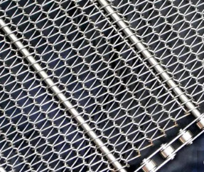 maille d'écran en métal de Flex Conveyor Belt Heavy Duty d'oeil d'acier inoxydable de 1mm