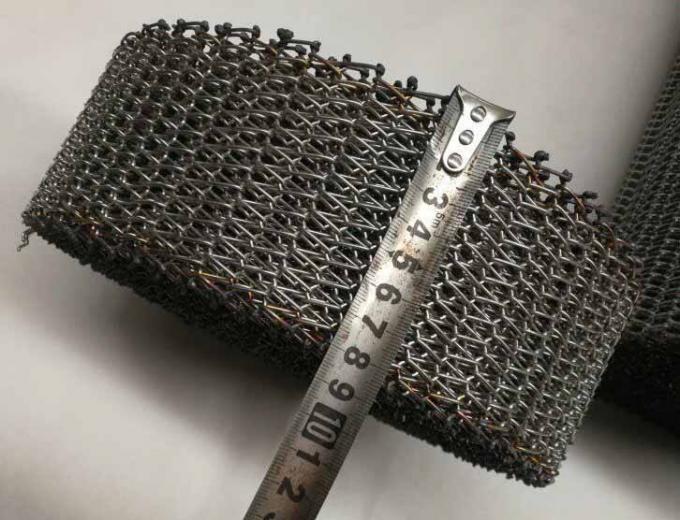 Spirale à hautes températures Mesh Conveyor Chain Belt Metal de l'acier inoxydable 314 310s 13