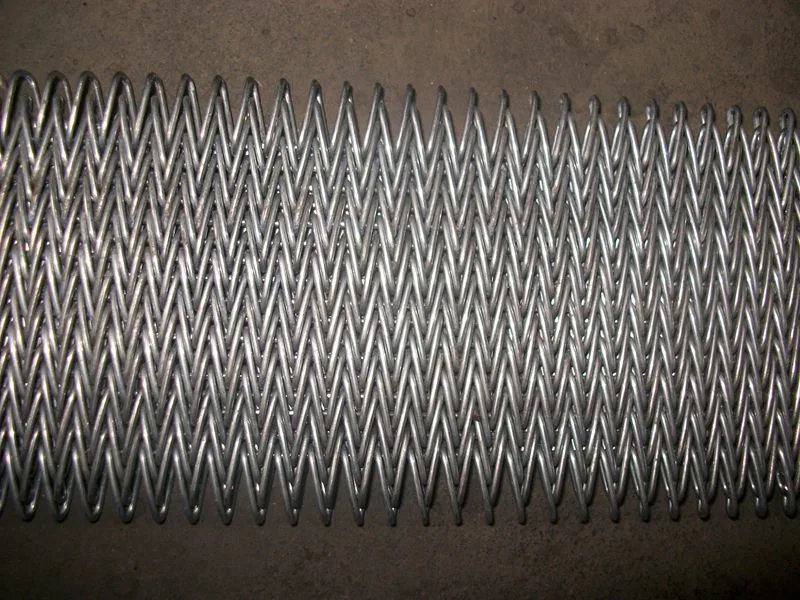 Ceintures de Mesh Universal Weave Metal Conveyor de fil d'acier inoxydable, ceinture de transmission, ceinture de V Blance Mesh Belt pour l'industrie alimentaire